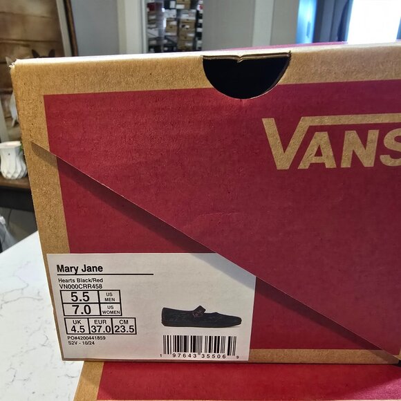 COPY - Vans MARY JANE Hearts Black VN000CRR458 Womens Sneakers Shoes size 7 BAL… - Picture 8 of 12